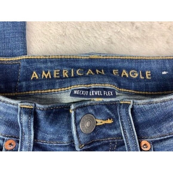 American Eagle Size 26x28 Womens Jeans Next Level Stretch Slim Mid Rise … - Picture 4 of 7